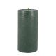 LED-Kerze Rustik, dunkelgrün, 10 x 20 cm