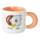 Becher Donut, Love, 440 ml