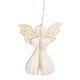 Anhänger Engel, offwhite, 12 cm