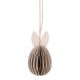 Anhänger Wabe, Hase/sand, 6 cm