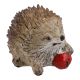 Igel Mini mit Apfel, unten, 5.5 x 4 x 4 cm