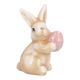 Hase mit Ei, rosa/rechts, 6.2 cm