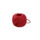 Jute-Kordel, rot, 30 m