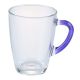 Teeglas mit Farbhenkel, lila, 350 ml
