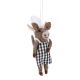Anhänger Weihnachtstier, Stier/Koch, 14 cm
