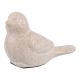 Vogel Antik, creme, 12.5 x 9.5 cm