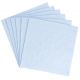 Serviette Artdeco, Prägung, hellblau, 16 Stück