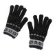 Handschuhe Schneeflocke, schwarz