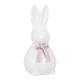 Hase mit Schleife, lila, 11.5 cm