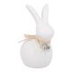 Hase Mia, Herz-Halsband, weiß, 10 cm