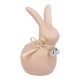 Hase Mia, Herz-Halsband, aprikot, 10 cm