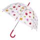 Regenschirm Transparent, Blumen