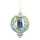 Anhänger Fancy, bunt, Ballon-Globus, 9.5 cm