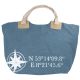 Shopper Canvas, blau
