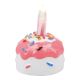 LED-Torte, weiß-pink/pink, 7 cm