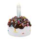 LED-Torte, braun/mint, 7 cm