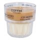 Duftkerze im Glas, Kaffee/braun/creme, 8 cm