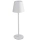 LED-Tischlampe Akku, weiß, 37 cm
