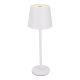 LED-Tischlampe Akku, weiß, 28 cm