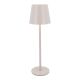 LED-Tischlampe Akku, creme, 37 cm
