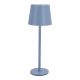 LED-Tischlampe Akku, blau, 28 cm
