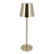 LED-Tischlampe Akku, gold, 37 cm