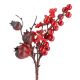 Deko-Stecker Granatapfel/Beeren, dunkelrot, 25 cm