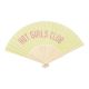 Fächer mit Spruch, Hot girls club