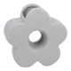 Vase Blume, grau-matt, 11 cm