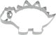 Ausstechform Dino Stegosaurus, 6 cm