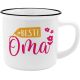 Becher Emaille-Optik, Oma, 350 ml