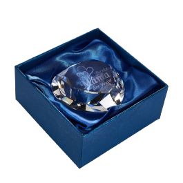 DiamantHerz mit Spruch, Mama, 8 cm