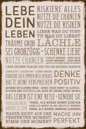Poster du lebst nur einmal, 61 x 91 cm NANUNANA