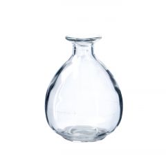 Vase Amelia, Flasche/klar, 12 cm