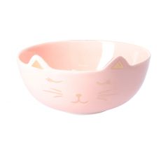 Müslischüssel Lilly, Katze, rosa, 14 cm
