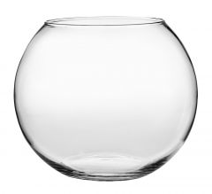 Glas-Kugelvase, 27 cm