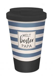 Iso-Becher To Go, Weltbester Papa, 400 ml