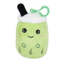 Schlüsselanhänger Bubbletea, grün, 13 cm