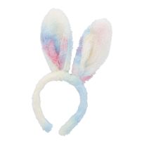 Haarreifen Hasenohren, gelb/bunt