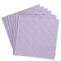 Serviette Artdeco, Prägung, flieder, 16 Stück