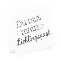 Serviette Gast, Lieblingsgast, 20 Stück