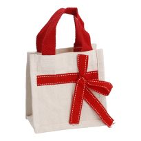 Tasche Weihnachten, Schleife, 15 cm