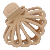 Haarklammer Sommer, Muschel, beige