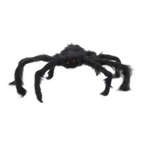 Deko-Spinne, schwarz, 50 cm