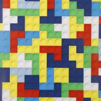 Geschenkpapier Bausteine, bunt, 2 m