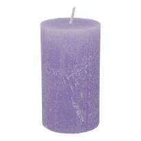Kerze Rustik, Lara, lavendel, 12 cm