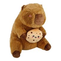 Kuscheltier Capybara, Essen/Keks, 40 cm