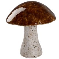 Pilz Rustik, rund/braun, 11 cm