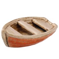 Boot Rustik, rot, 9 cm