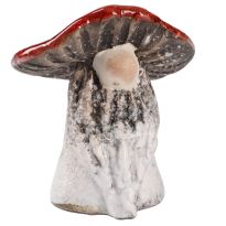 Pilz Wichtel, flach/rot, 6.2 cm